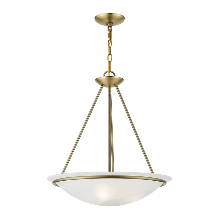 Livex Newburgh 4826-01 Pendant Light - Antique Brass