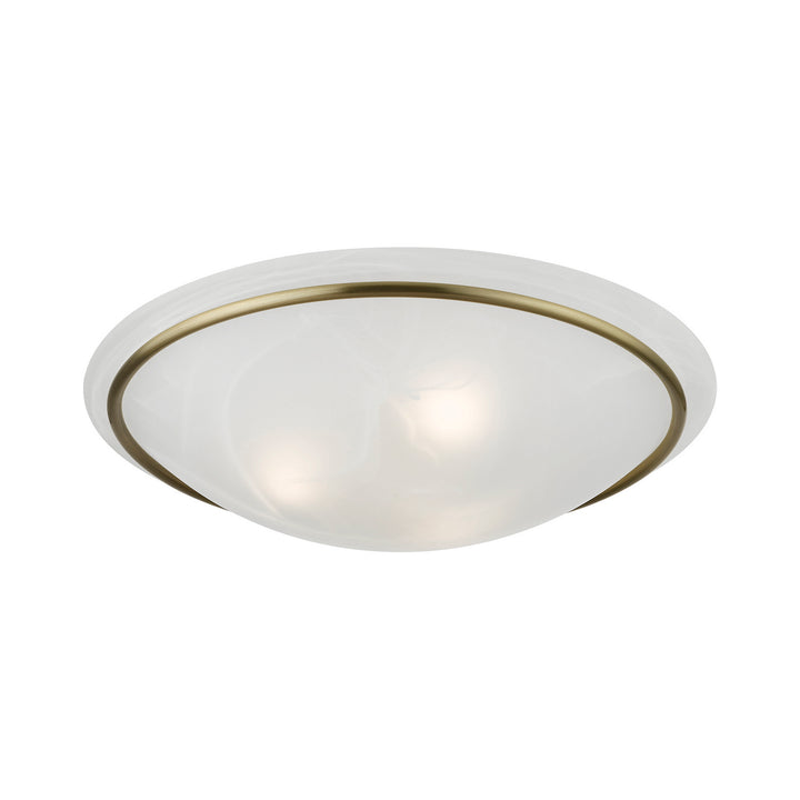 Livex Newburgh 4825-01 Ceiling Light - Antique Brass