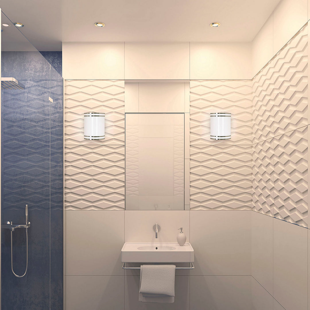 Nuvo Glamour 62-1645 Wall Light - Brushed Nickel