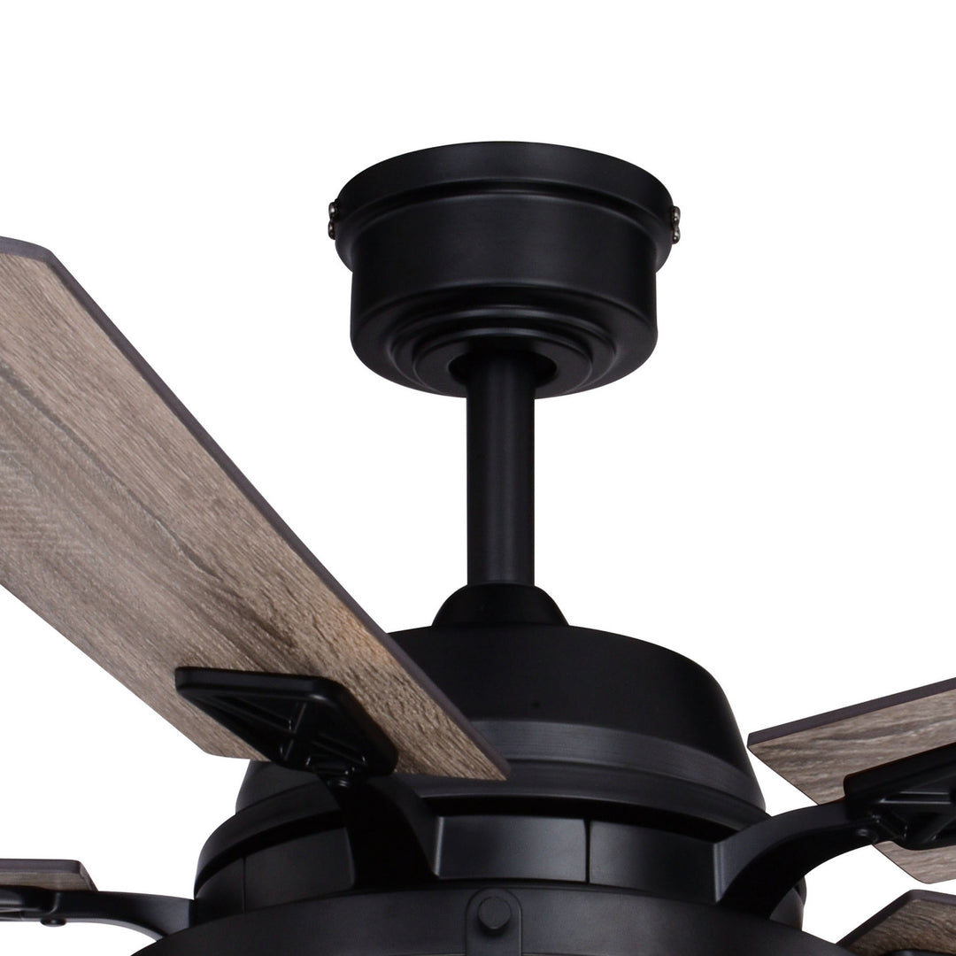 Vaxcel Elburn F0094 Ceiling Fan - Black, Dark Bronze-Walnut/