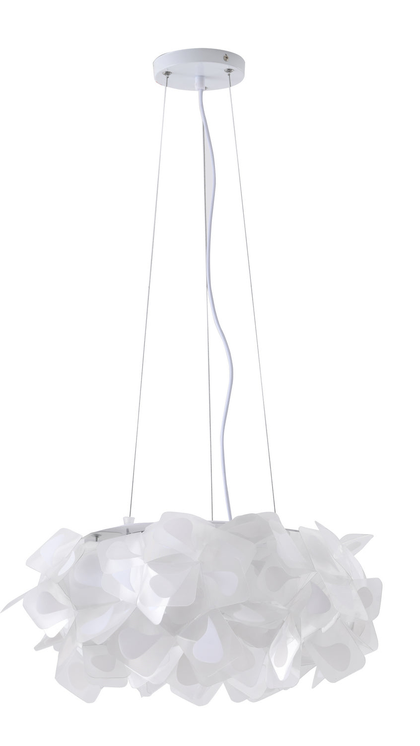 Bethel International DLS44C20CL Chandelier Light - White