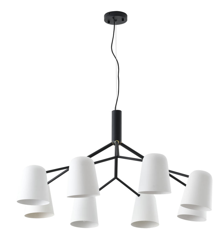 Bethel International DLS87C37W Pendant Light - Black & White