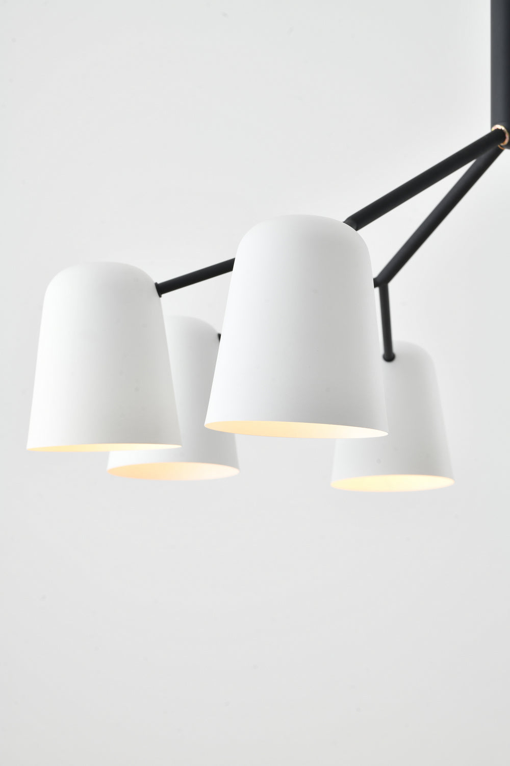 Bethel International DLS87C37W Pendant Light - Black & White