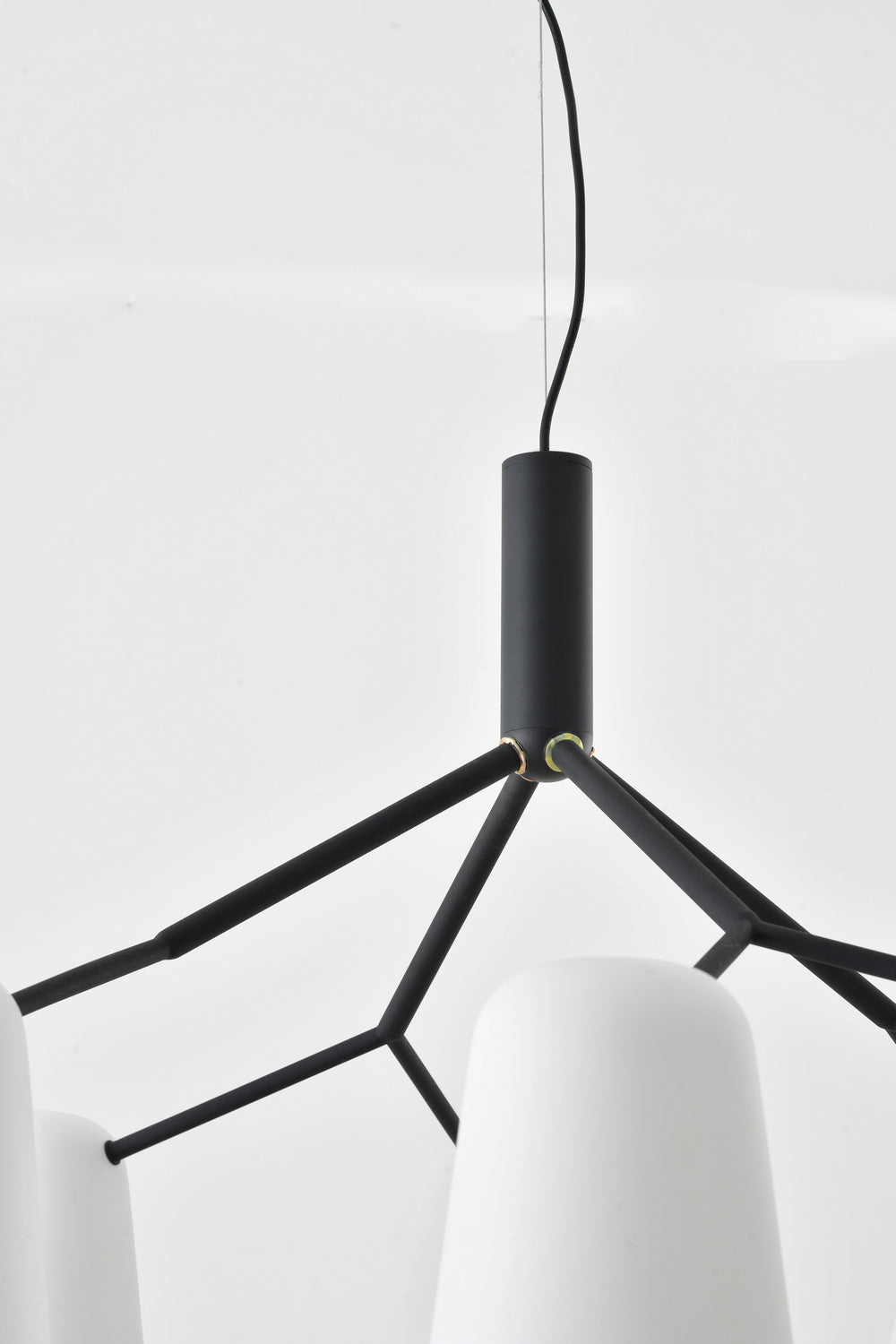 Bethel International DLS87C37W Pendant Light - Black & White