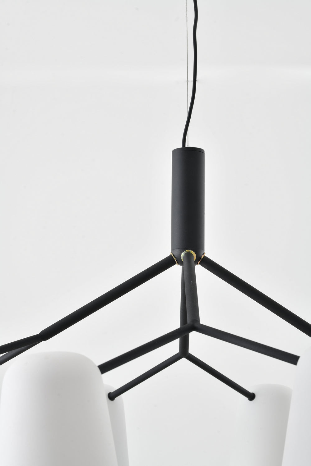 Bethel International DLS87C37W Pendant Light - Black & White