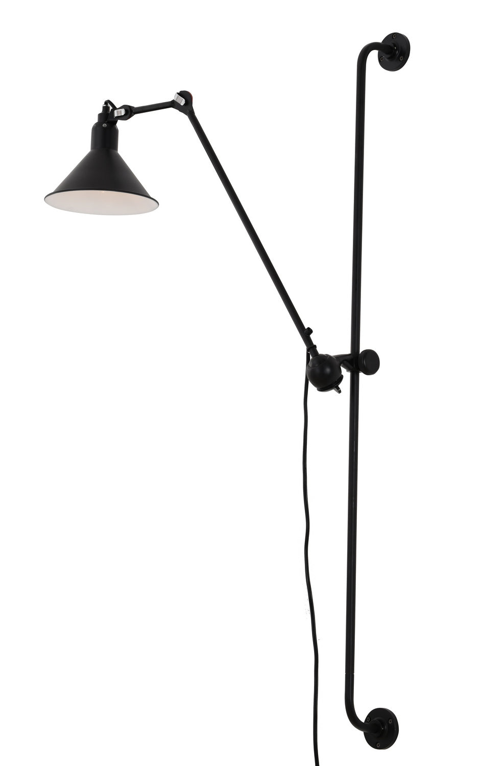 Bethel International DLS88W46B Wall Sconce Light - Matte Black