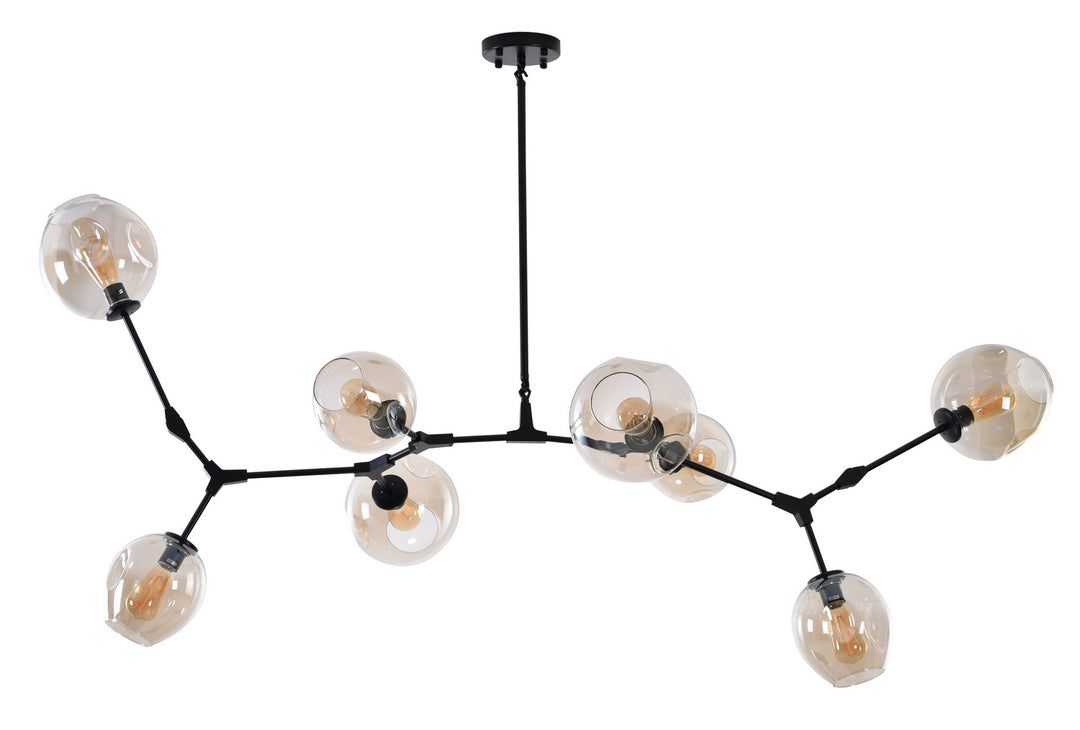 Bethel International MA11XBLK-AMB Pendant Light - Matte Black