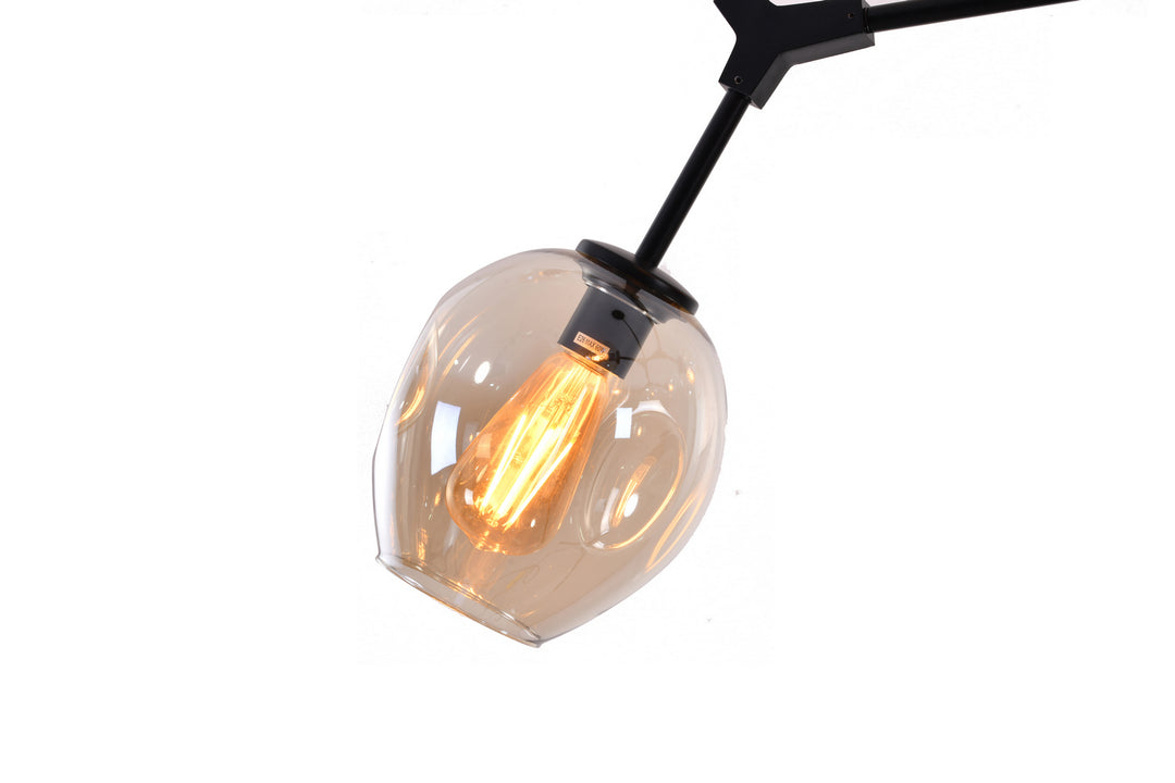 Bethel International MA11XBLK-AMB Pendant Light - Matte Black