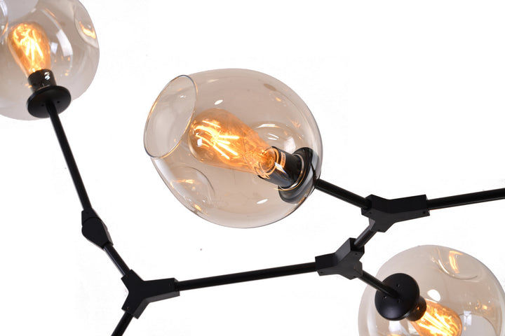 Bethel International MA11XBLK-AMB Pendant Light - Matte Black