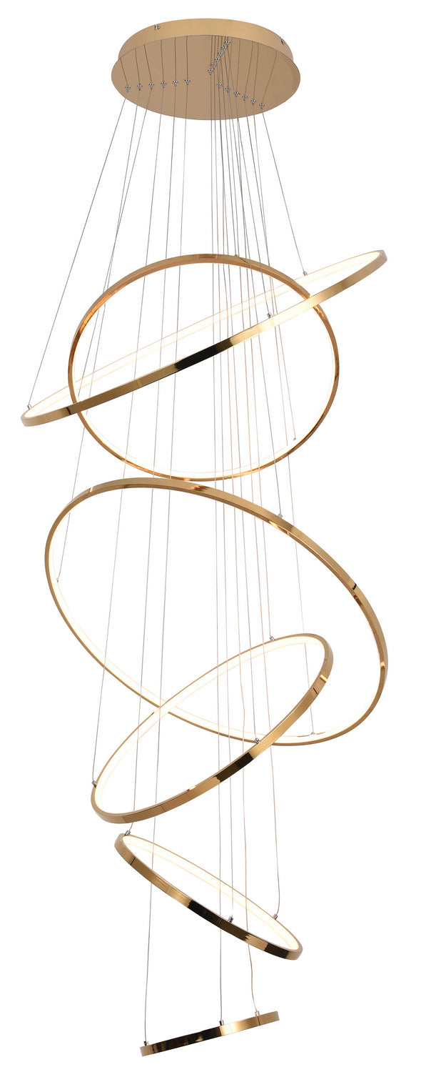 Bethel International TR35GD Chandelier Light - Gold