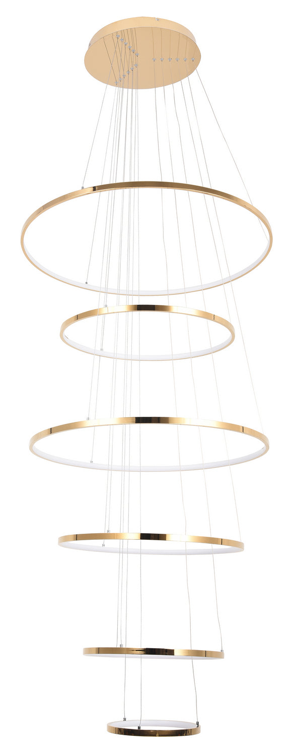 Bethel International TR35GD Chandelier Light - Gold