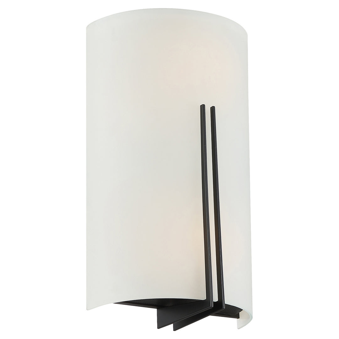 Access Prong 20446LEDD-MBL/WHT Wall Sconce Light - Matte Black