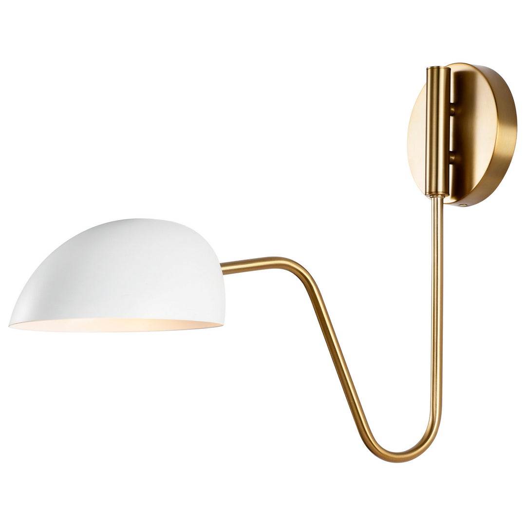 Nuvo Lighting 60-7392 Trilby One Light Wall Sconce Lamp Two-Tone