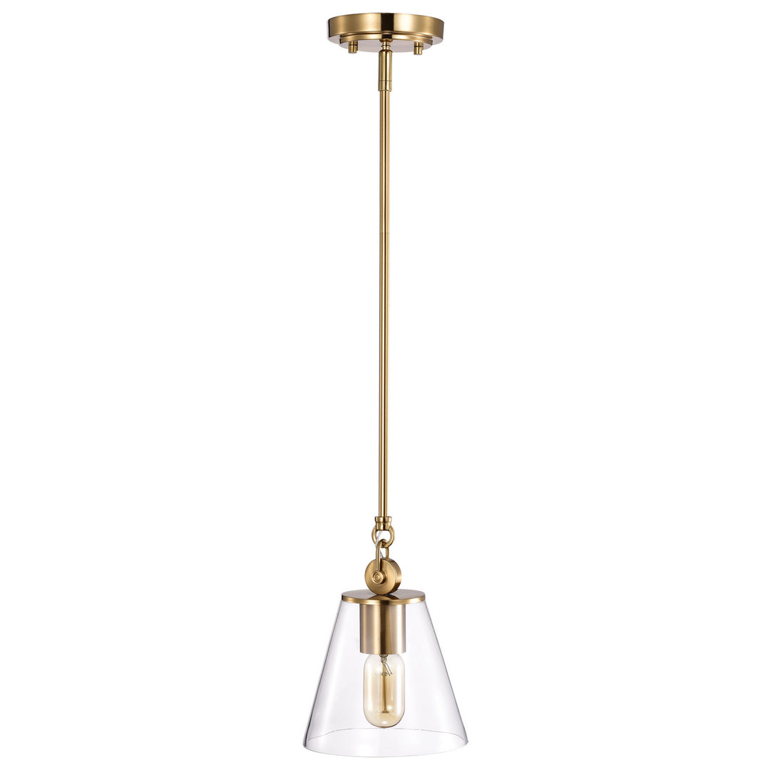Nuvo Dover 60-7410 Pendant Light - Vintage Brass