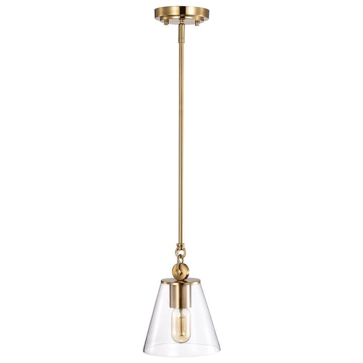 Nuvo Dover 60-7410 Pendant Light - Vintage Brass