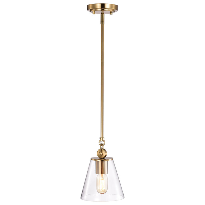 Nuvo Dover 60-7410 Pendant Light - Vintage Brass