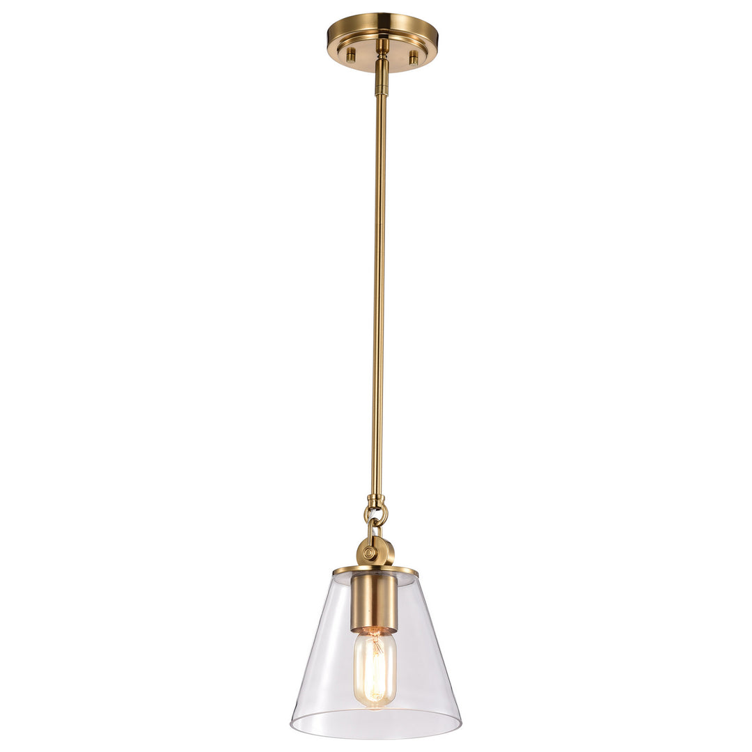 Nuvo Dover 60-7410 Pendant Light - Vintage Brass