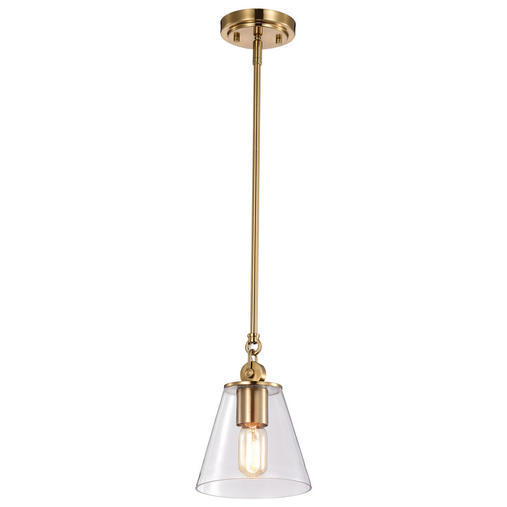 Nuvo Dover 60-7410 Pendant Light - Vintage Brass