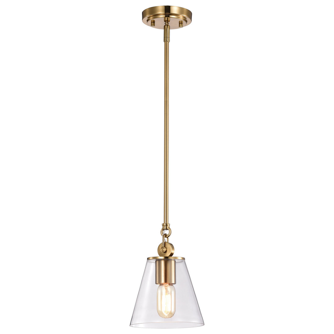 Nuvo Dover 60-7410 Pendant Light - Vintage Brass