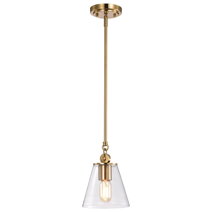 Nuvo Dover 60-7410 Pendant Light - Vintage Brass