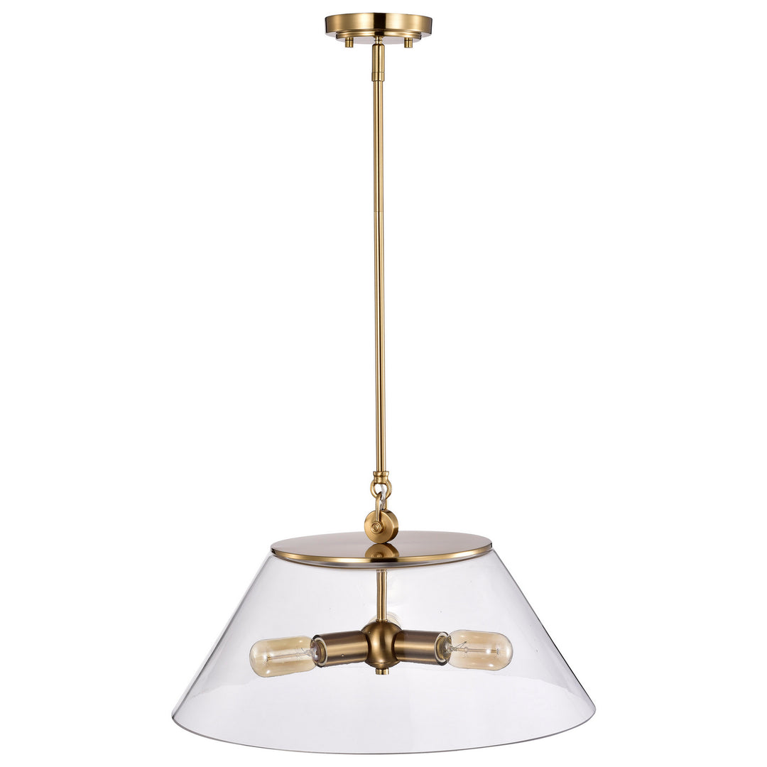 Nuvo Dover 60-7416 Pendant Light - Vintage Brass