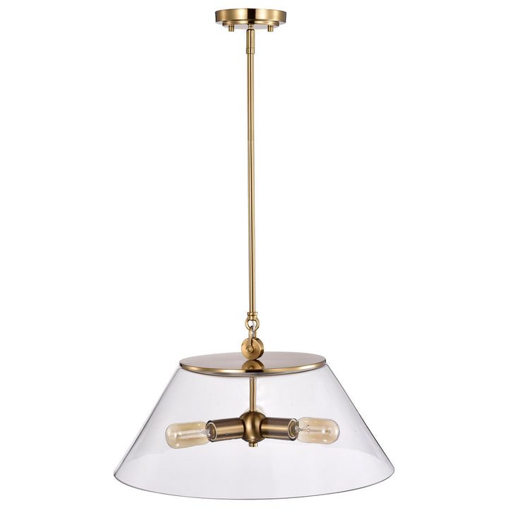 Nuvo Dover 60-7416 Pendant Light - Vintage Brass