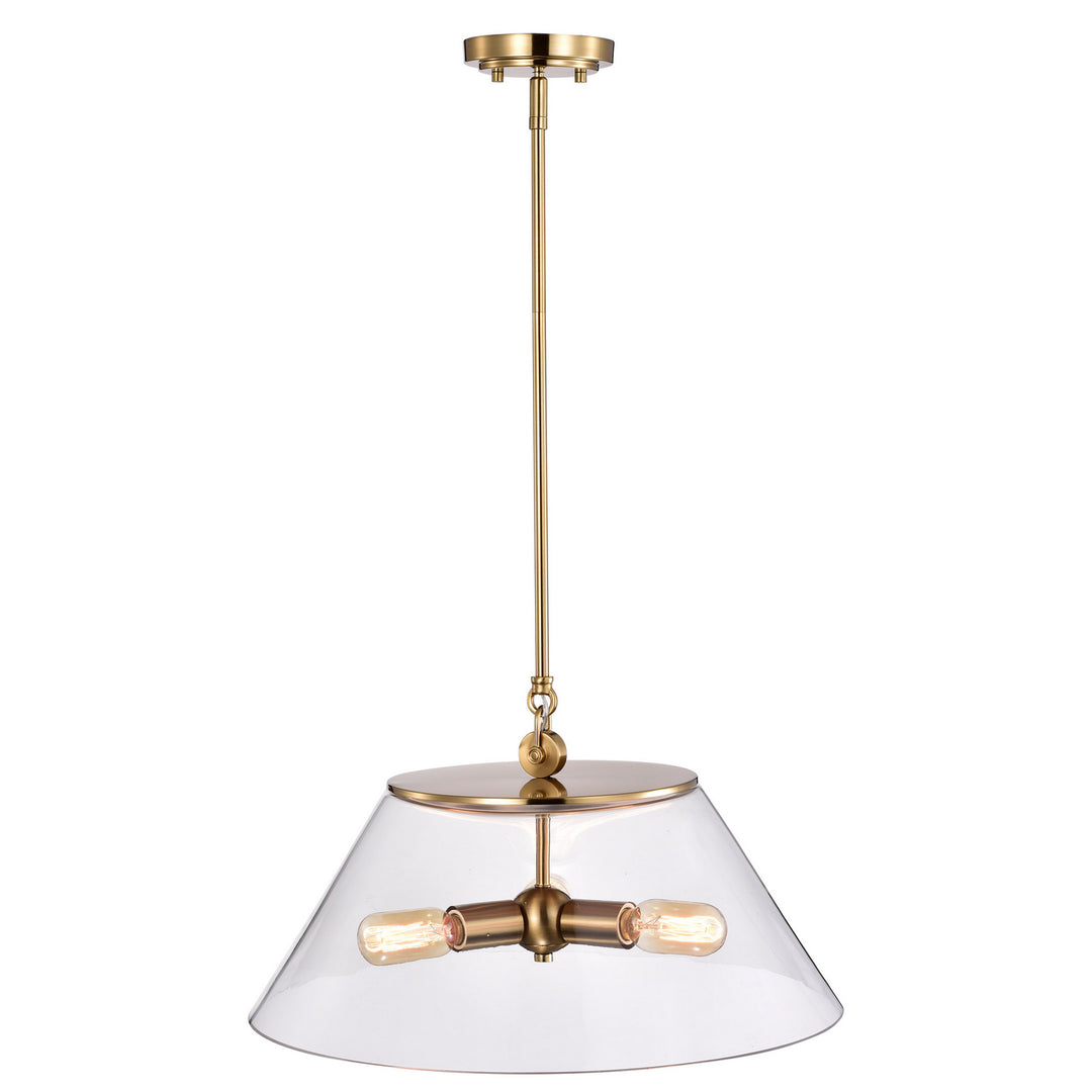 Nuvo Dover 60-7416 Pendant Light - Vintage Brass