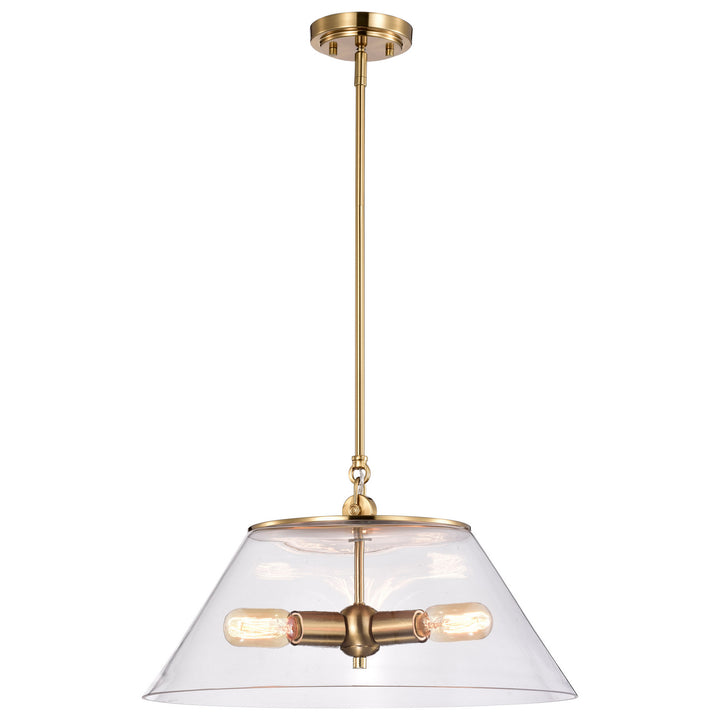 Nuvo Dover 60-7416 Pendant Light - Vintage Brass
