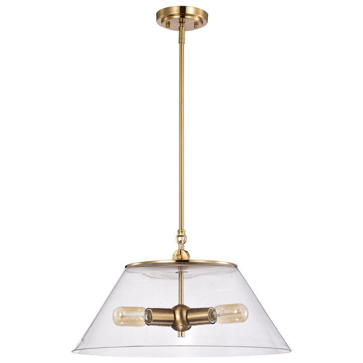 Nuvo Dover 60-7416 Pendant Light - Vintage Brass