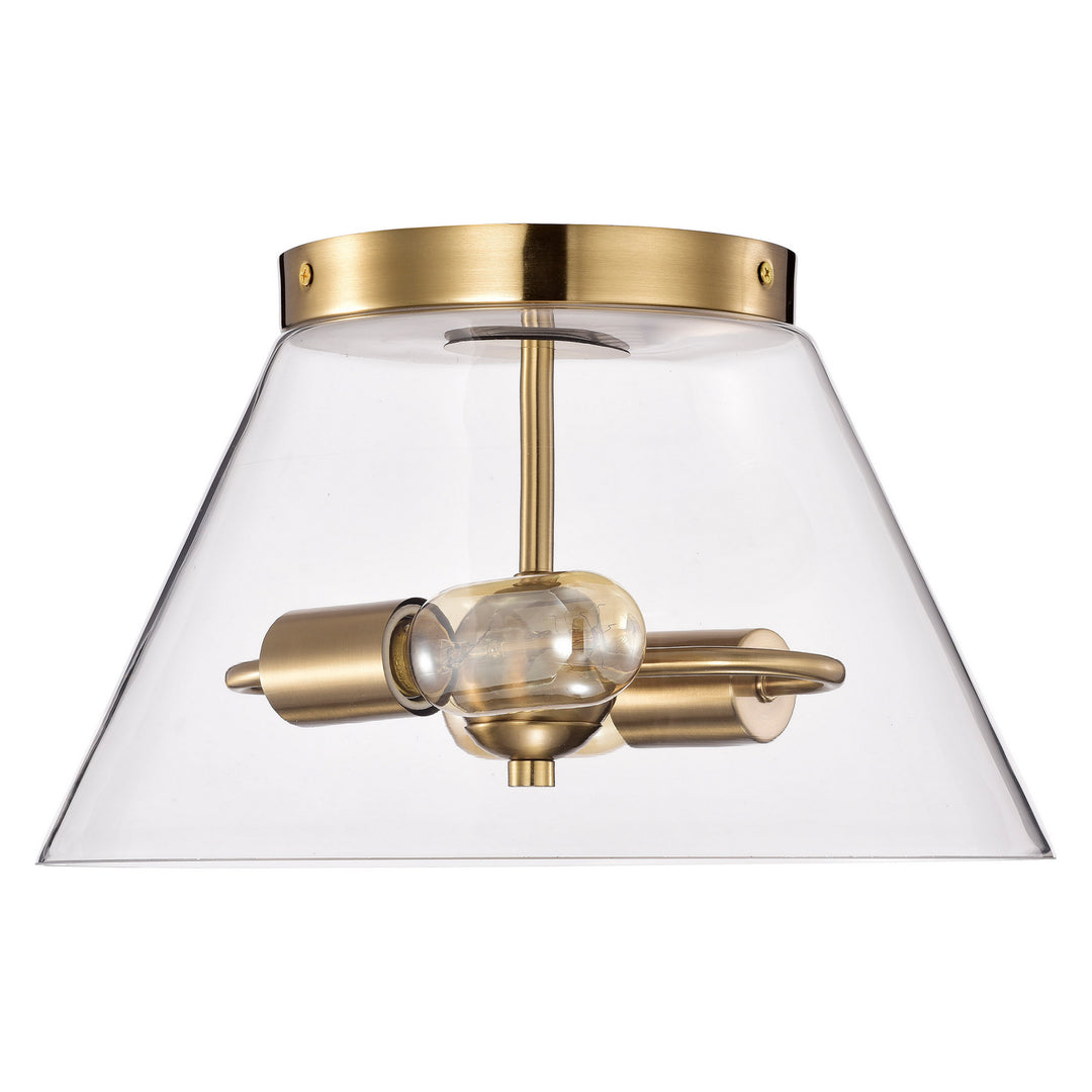 Nuvo Dover 60-7419 Ceiling Light - Vintage Brass