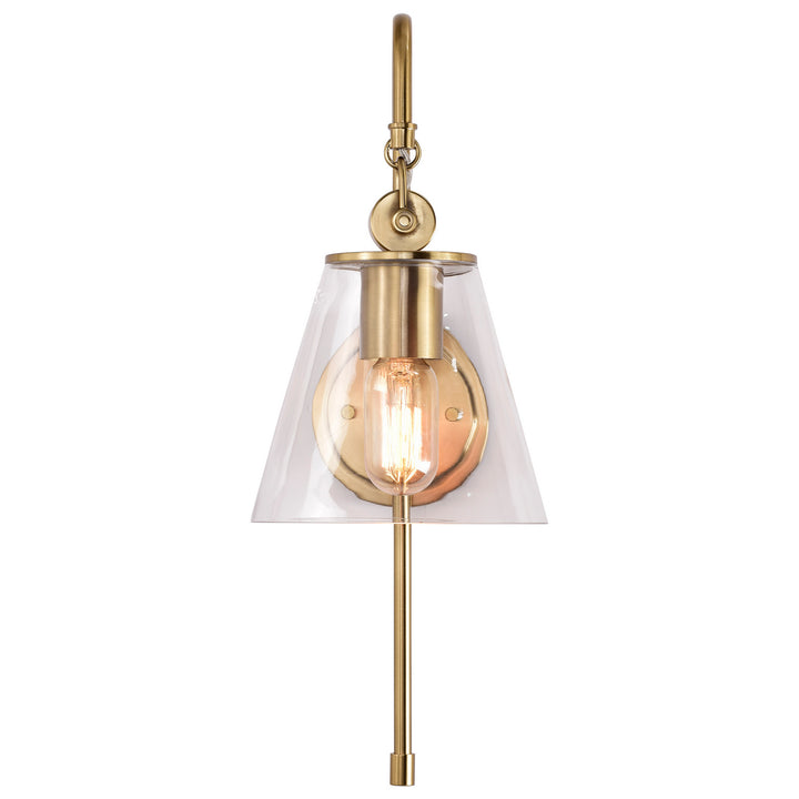 Nuvo Dover 60-7449 Wall Light - Vintage Brass