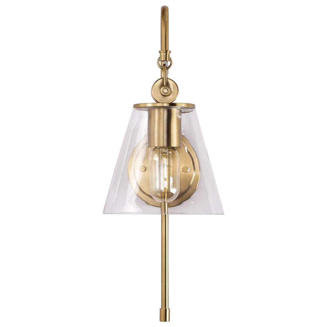Nuvo Dover 60-7449 Wall Light - Vintage Brass