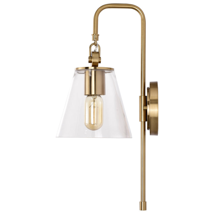 Nuvo Dover 60-7449 Wall Light - Vintage Brass