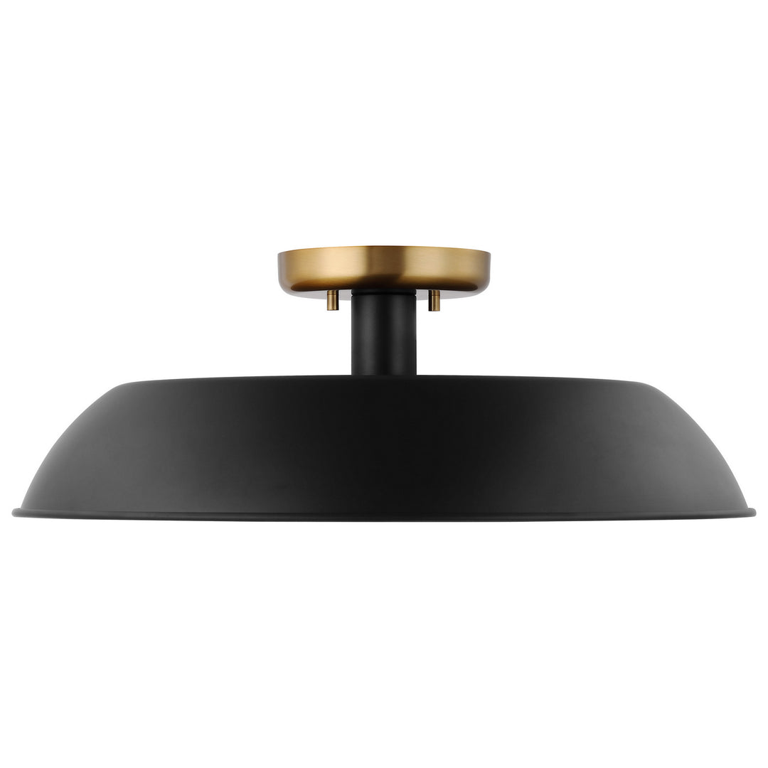 Nuvo Colony 60-7494 Ceiling Light - Matte Black / Burnished Brass