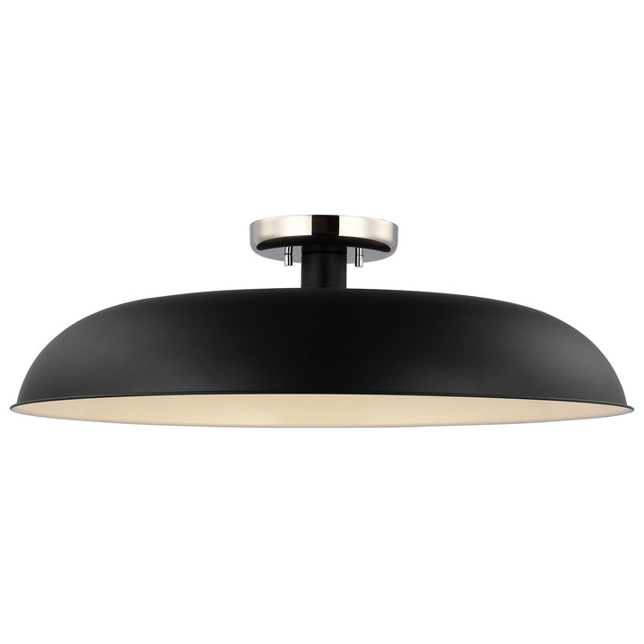 Nuvo Colony 60-7498 Ceiling Light - Matte Black / Polished Nickel