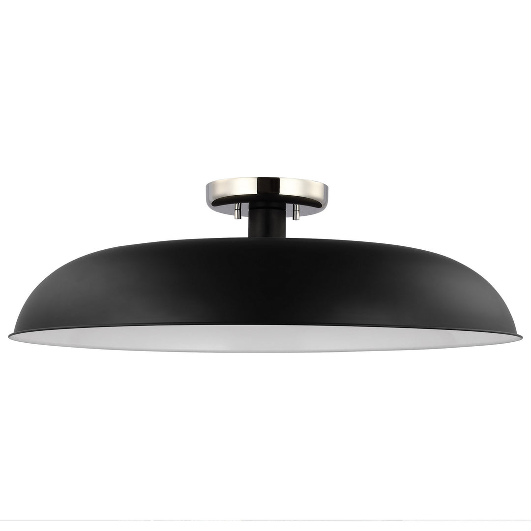 Nuvo Colony 60-7498 Ceiling Light - Matte Black / Polished Nickel