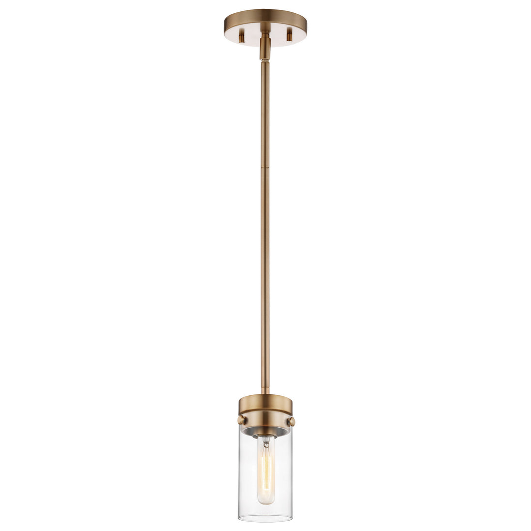 Nuvo Intersection 60-7529 Pendant Light - Burnished Brass