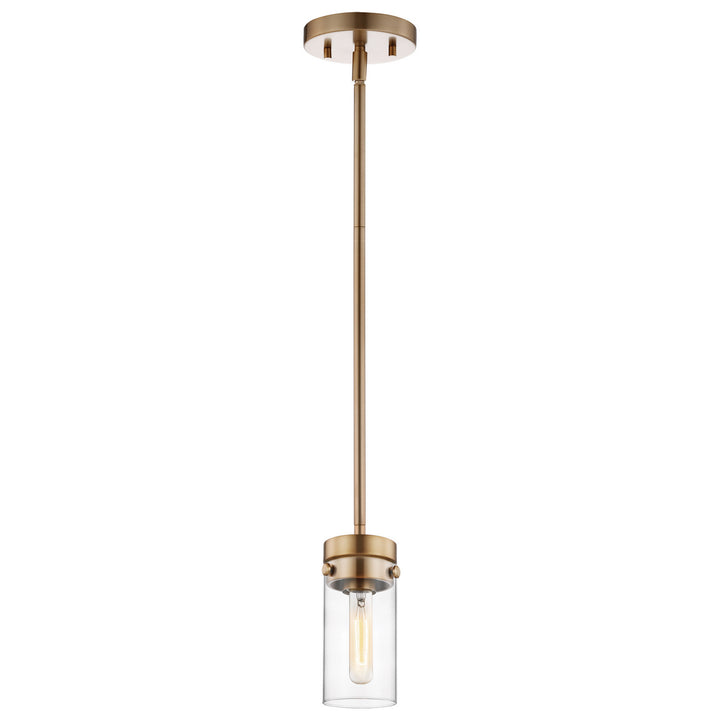 Nuvo Intersection 60-7529 Pendant Light - Burnished Brass