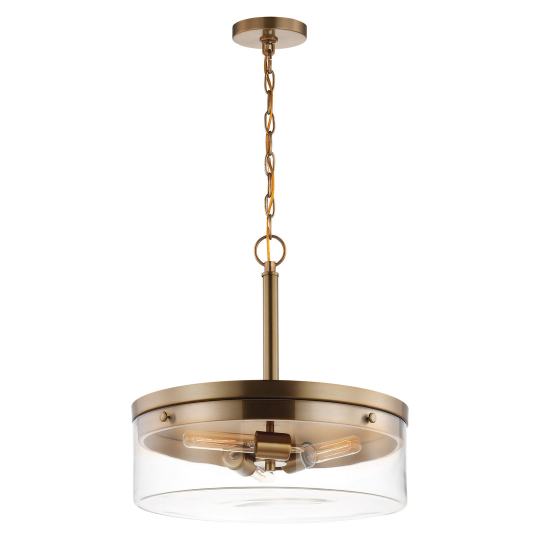 Nuvo Intersection 60-7530 Pendant Light - Burnished Brass