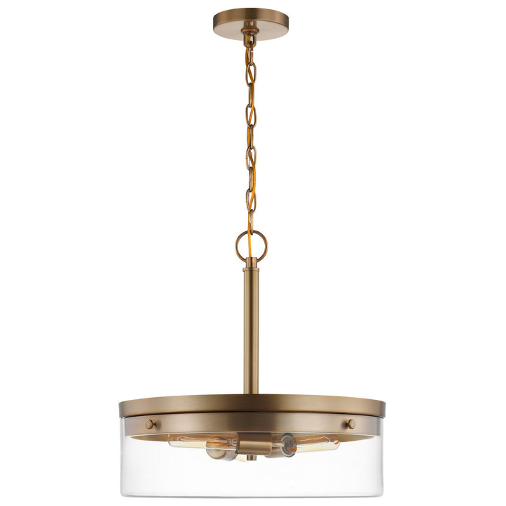 Nuvo Intersection 60-7530 Pendant Light - Burnished Brass