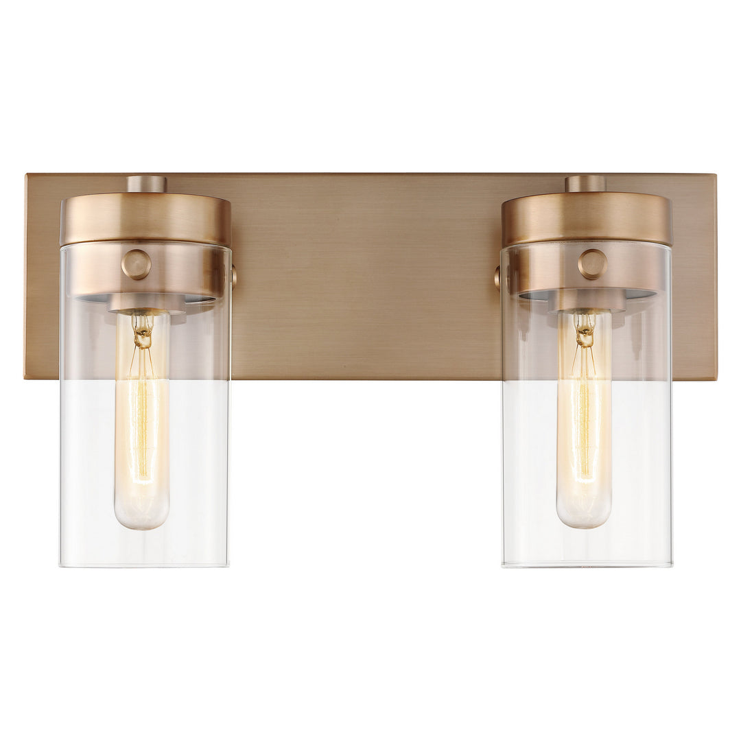 Nuvo Intersection 60-7532 Bath Vanity Light 15 in. wide - Burnished Brass