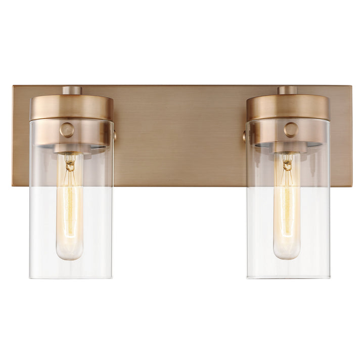 Nuvo Intersection 60-7532 Bath Vanity Light 15 in. wide - Burnished Brass