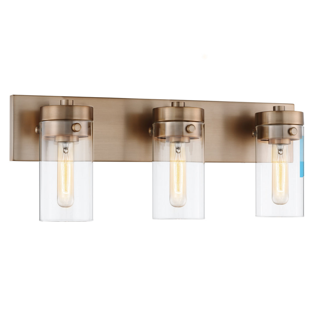 Nuvo Intersection 60-7533 Bath Vanity Light 22 in. wide - Burnished Brass