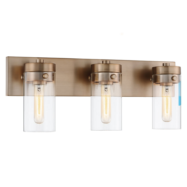 Nuvo Intersection 60-7533 Bath Vanity Light 22 in. wide - Burnished Brass