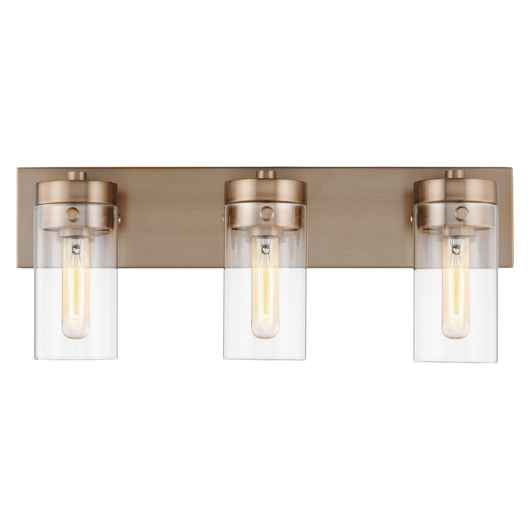 Nuvo Intersection 60-7533 Bath Vanity Light 22 in. wide - Burnished Brass