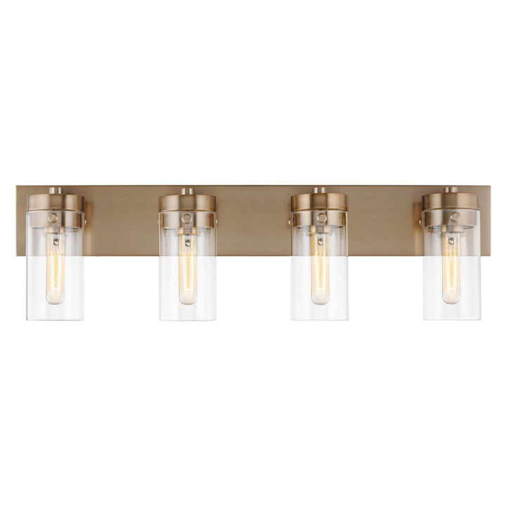 Nuvo Intersection 60-7534 Bath Vanity Light 31 in. wide - Burnished Brass