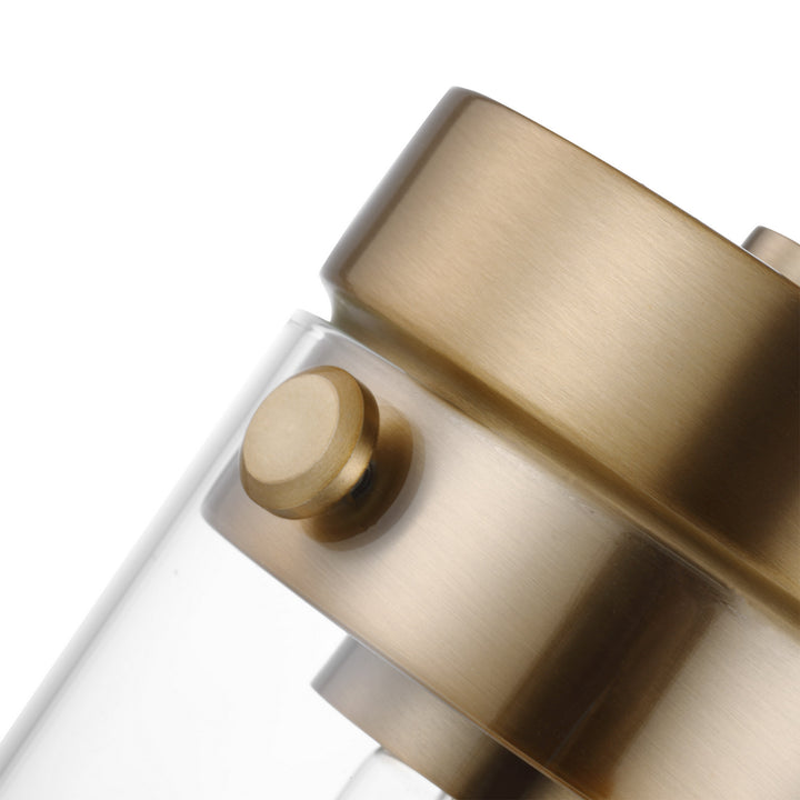 Nuvo Intersection 60-7534 Bath Vanity Light 31 in. wide - Burnished Brass