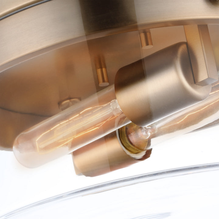 Nuvo Intersection 60-7537 Ceiling Light - Burnished Brass