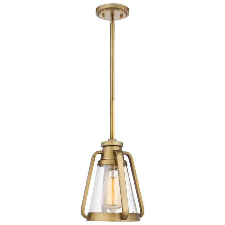 Nuvo Everett 60-7561 Pendant Light - Natural Brass