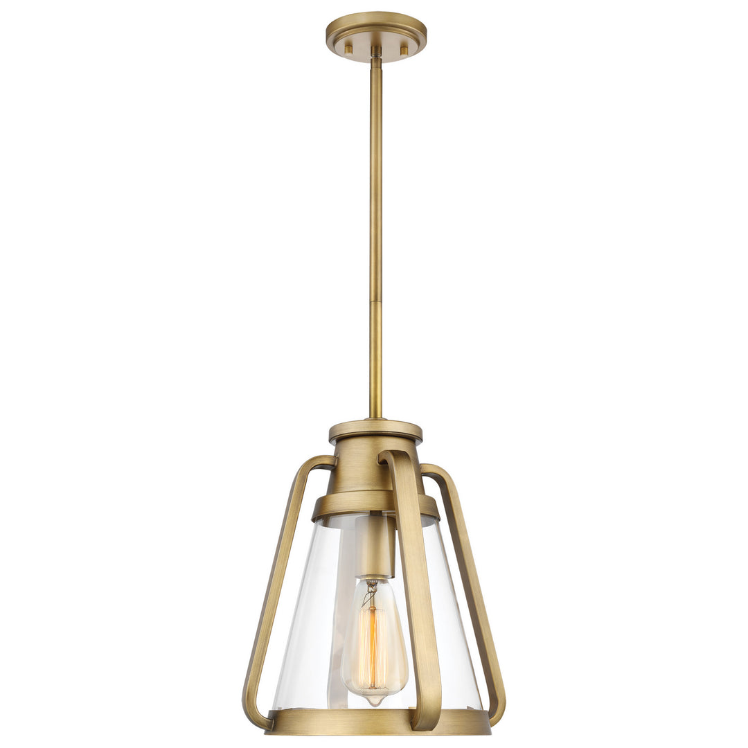 Nuvo Everett 60-7562 Pendant Light - Natural Brass